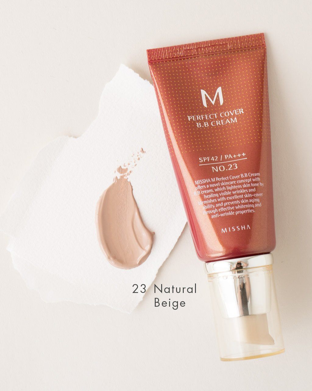 MISSHA M Perfect Cover BB Cream SPF 42 PA+++ 50ml (#21 Light Beige) - 1pc