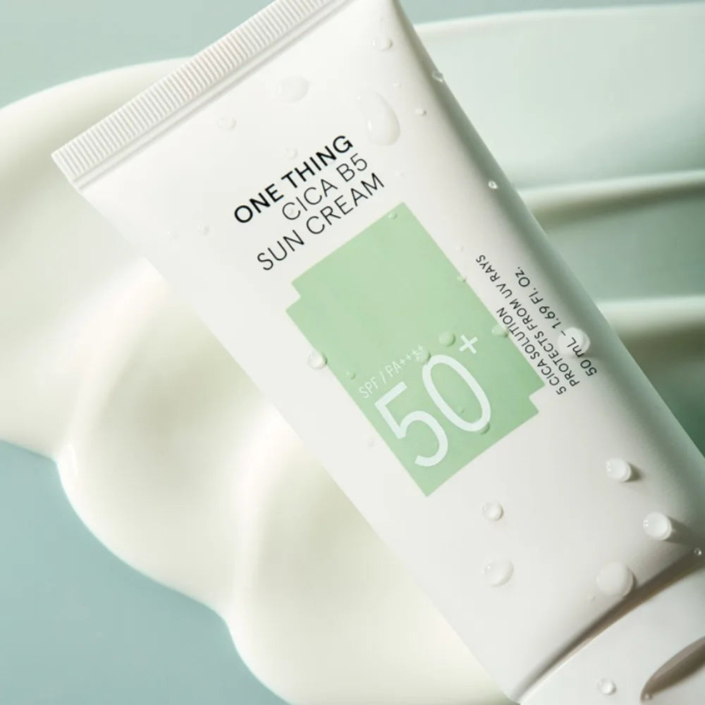 ONE THING Cica B5 Sun Cream 60ml (SPF50+), 3pcs