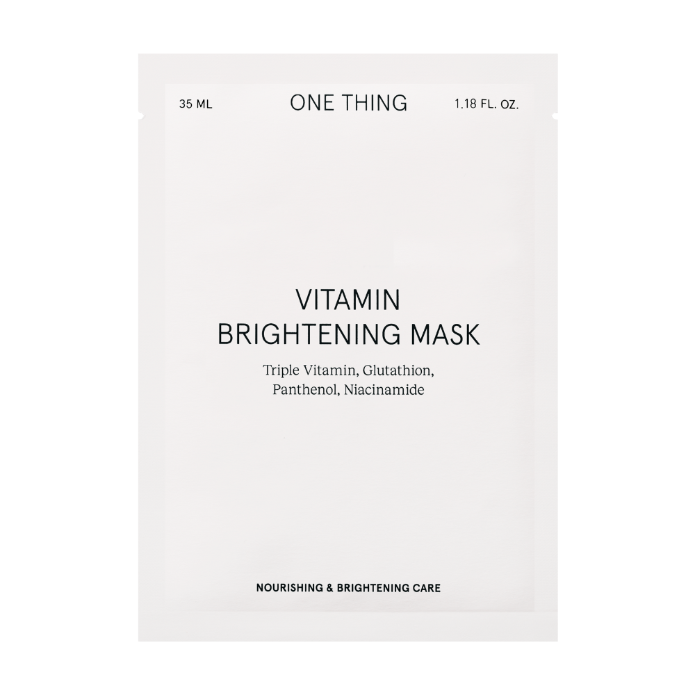 ONE THING Vitamin Brightening Mask Pack - 360Sheets (Concentrated Mandarin Extract & 12 Vitamins)