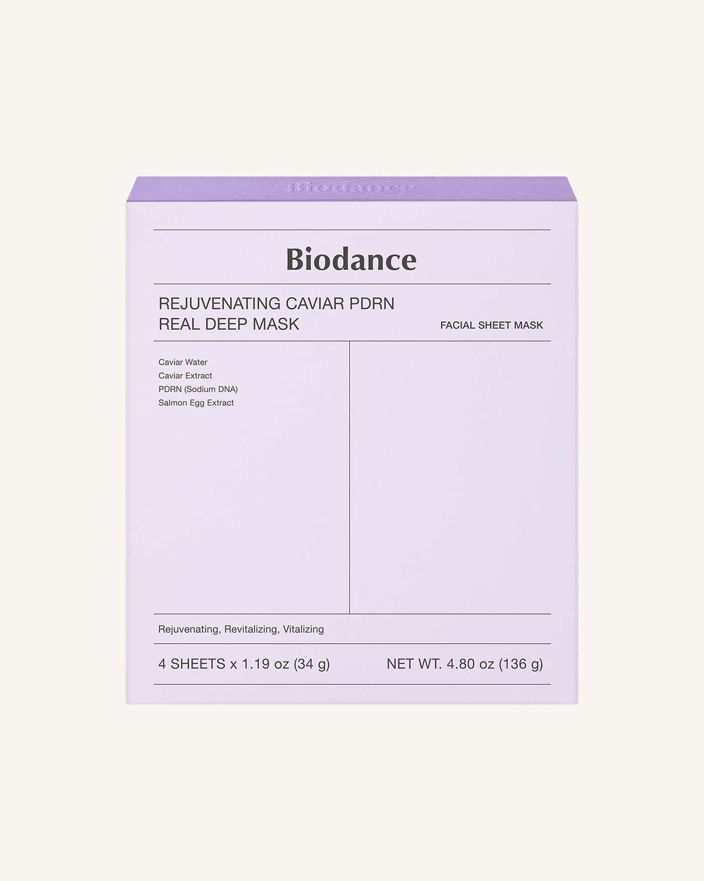 Biodance Rejuvenating Caviar PDRN Real Deep Mask 34Sheets