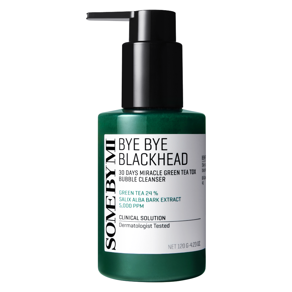 SOME BY MI Bye Bye Blackhead 30 Days Miracle Green Tea Tox Bubble Cleanser 120g