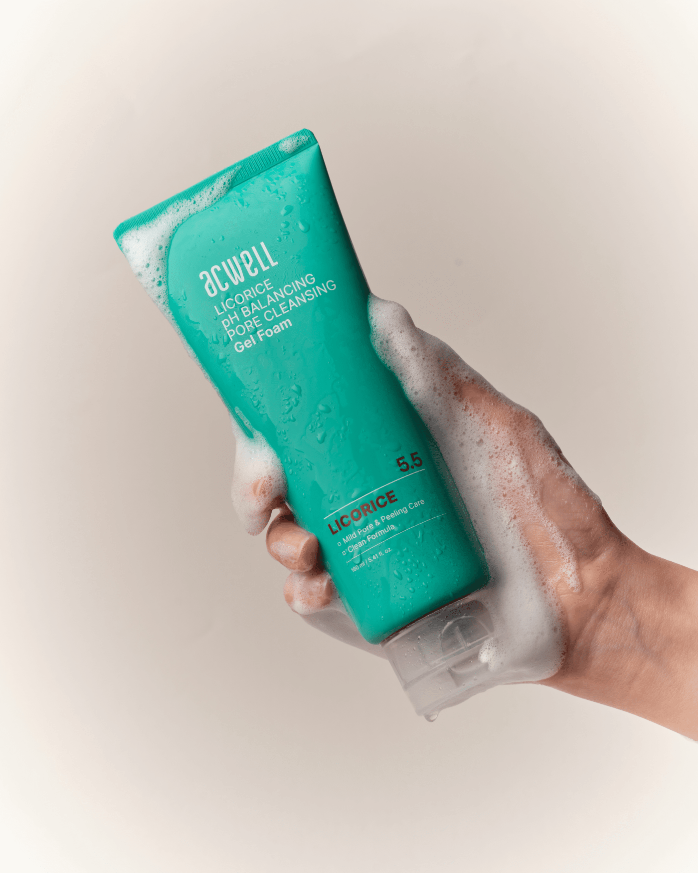 Licorice pH Balancing Pore Cleansing Gel Foam 160ml