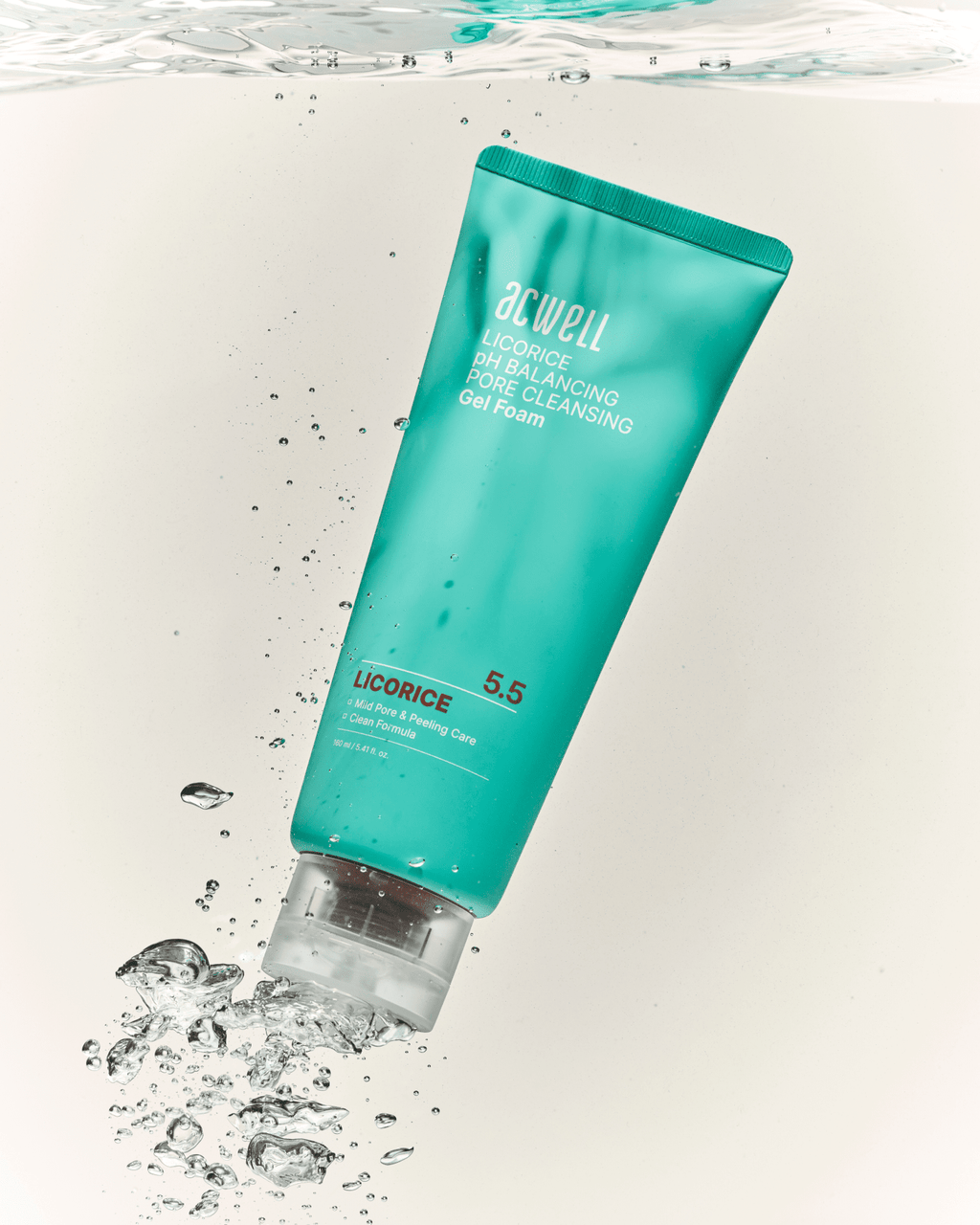 Licorice pH Balancing Pore Cleansing Gel Foam 160ml
