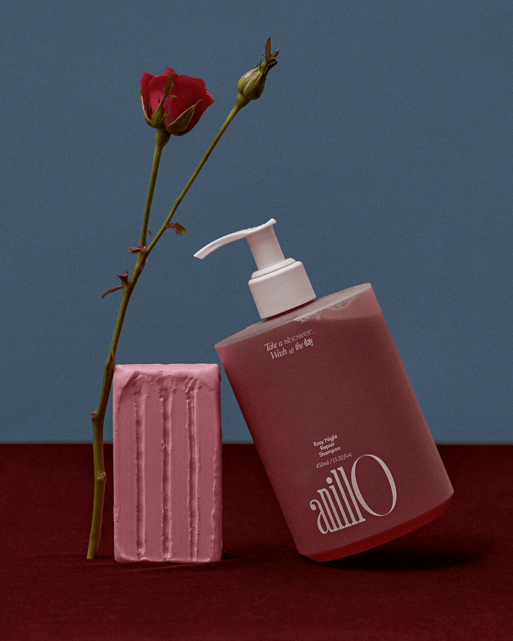 Anillo Rosy Night Repair Shampoo Musky Floral Scent, 450ml, 1pc