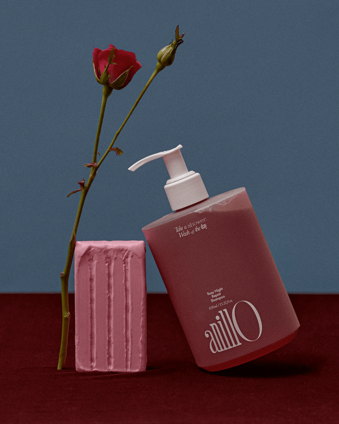 Anillo Rosy Night Repair Shampoo Musky Floral Scent, 450ml, 1pc