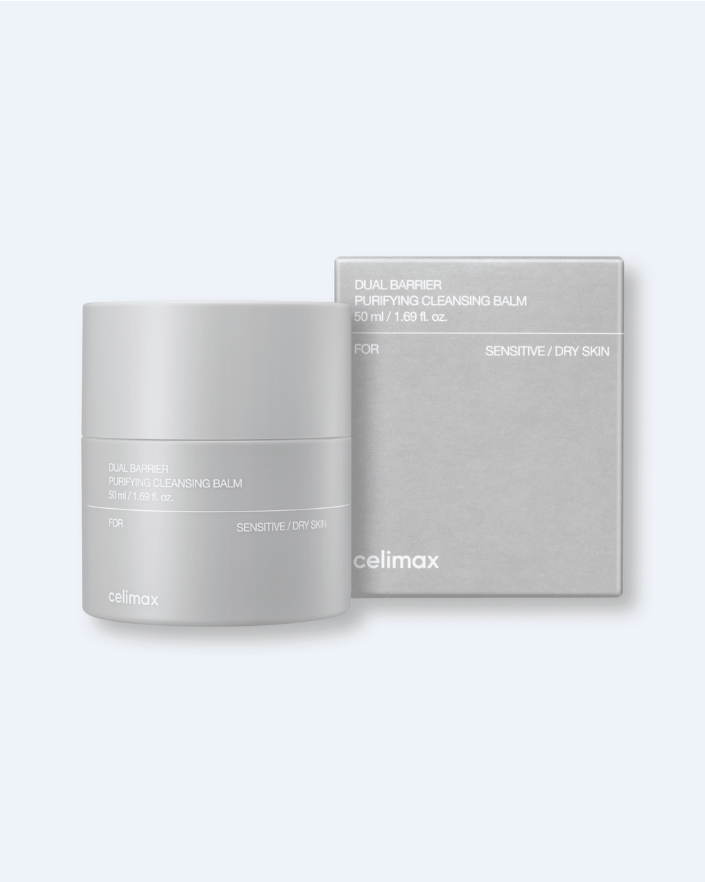 CELIMAX Dual Barrier Purifying Cleansing Balm Set (Main + Refill) + Eraser Pad 50pcs