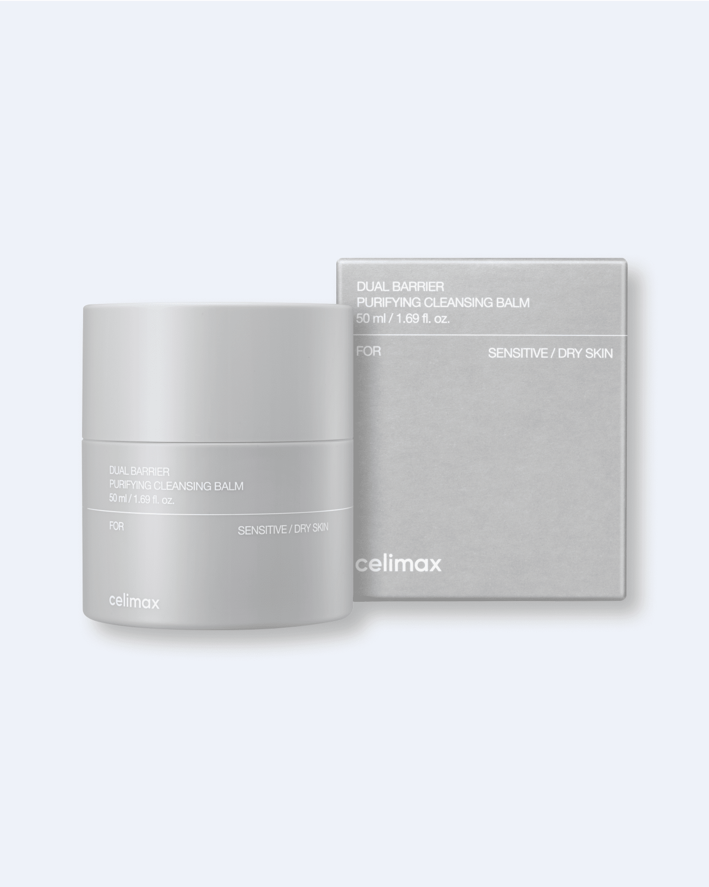 CELIMAX Dual Barrier Purifying Cleansing Balm Set (Main + Refill) + Eraser Pad 50pcs