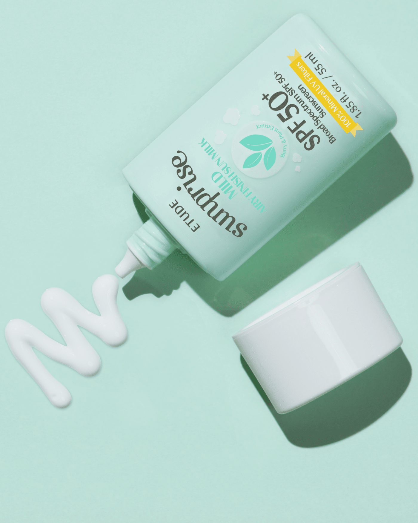 ETUDE Sunprise Mild Airy Finish Sun Milk SPF 50 55ml (1.85 fl. oz.)