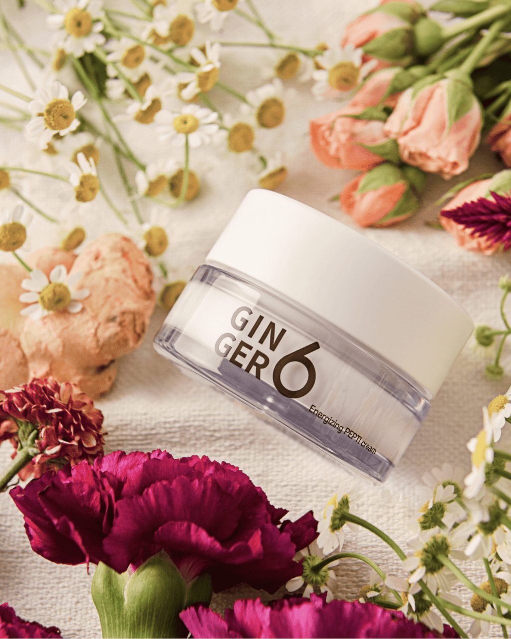 Ginger6 Vegan Energizing Pepti Night Cream 50ml