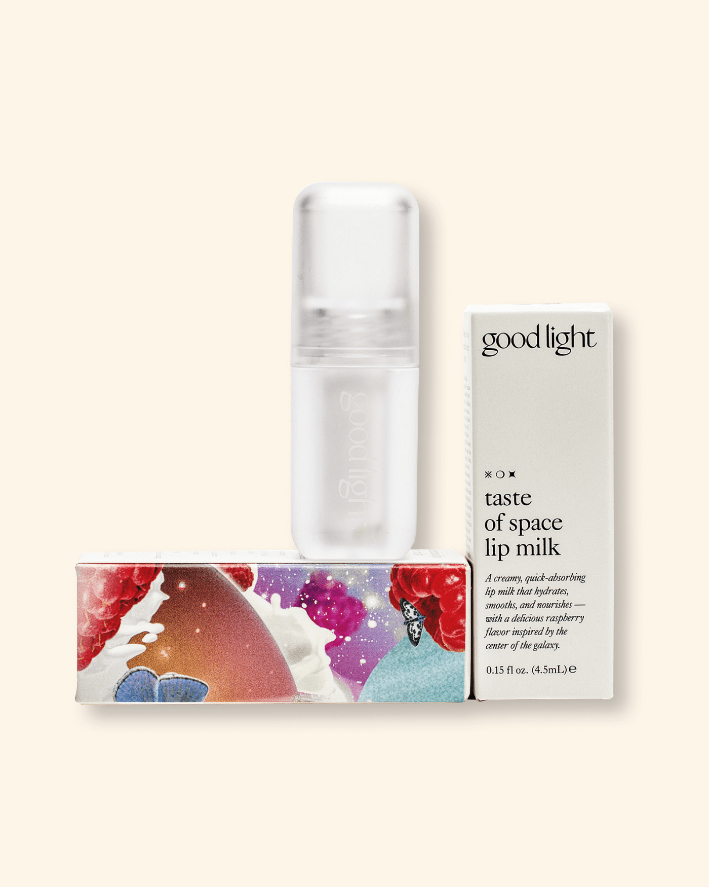 Good Light Taste of Space Lip Milk - Long-Lasting Moisturizing Lip Primer and Lip Mask with Collagen 4ml