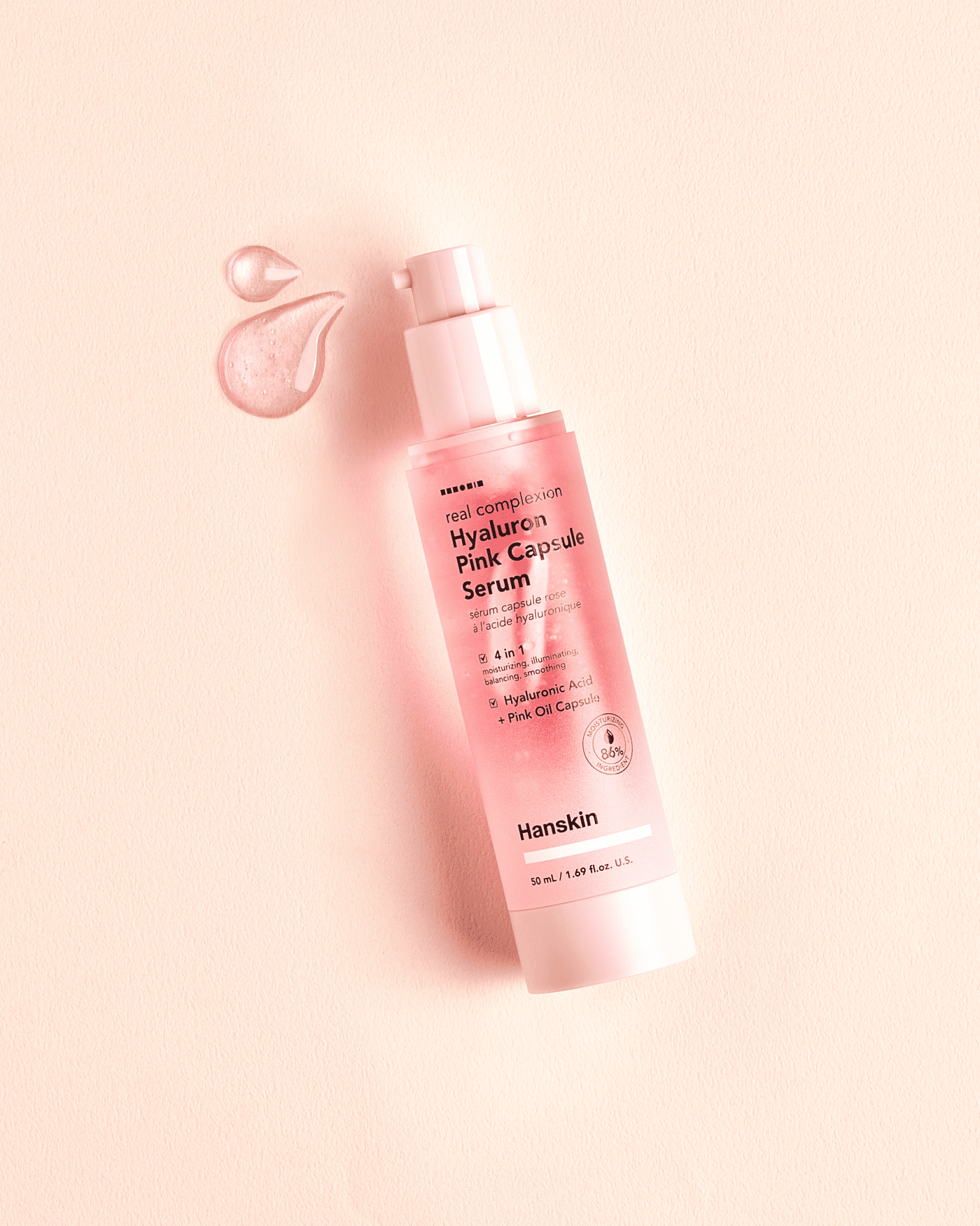 Hanskin Real Complexion Hyaluron Pink Capsule Serum 50ml (Pack of 3)