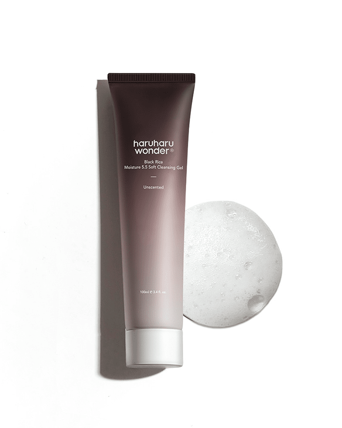 Haruharu Wonder Black Rice Moisture 5.5 Soft Cleansing Gel 100ml, 1pc