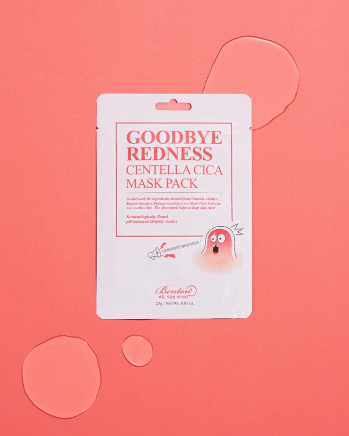 Benton Goodbye Redness Centella Mask Pack - 24Sheets