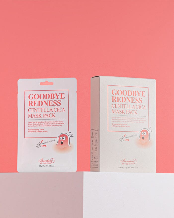 Benton Goodbye Redness Centella Mask Pack - 24Sheets
