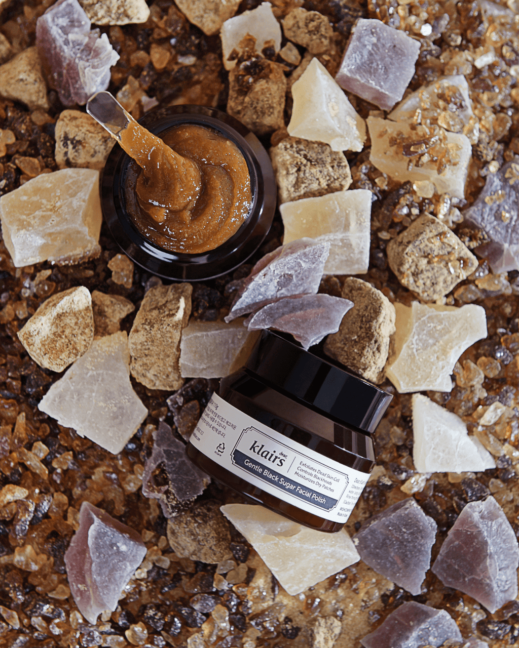 Dear, Klairs Gentle Black Sugar Facial Polish 110ml - 1pc