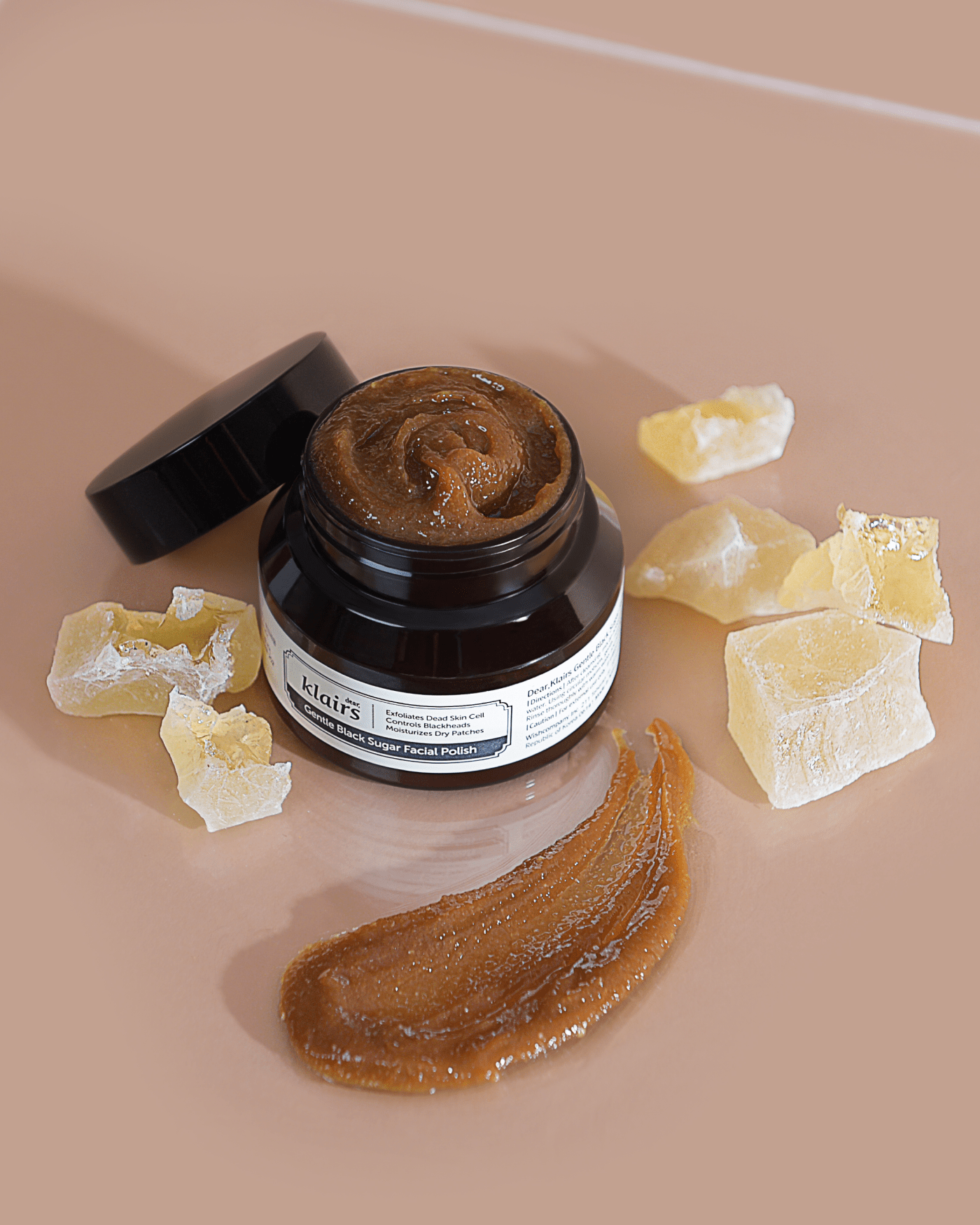 Dear, Klairs Gentle Black Sugar Facial Polish 110ml - 1pc