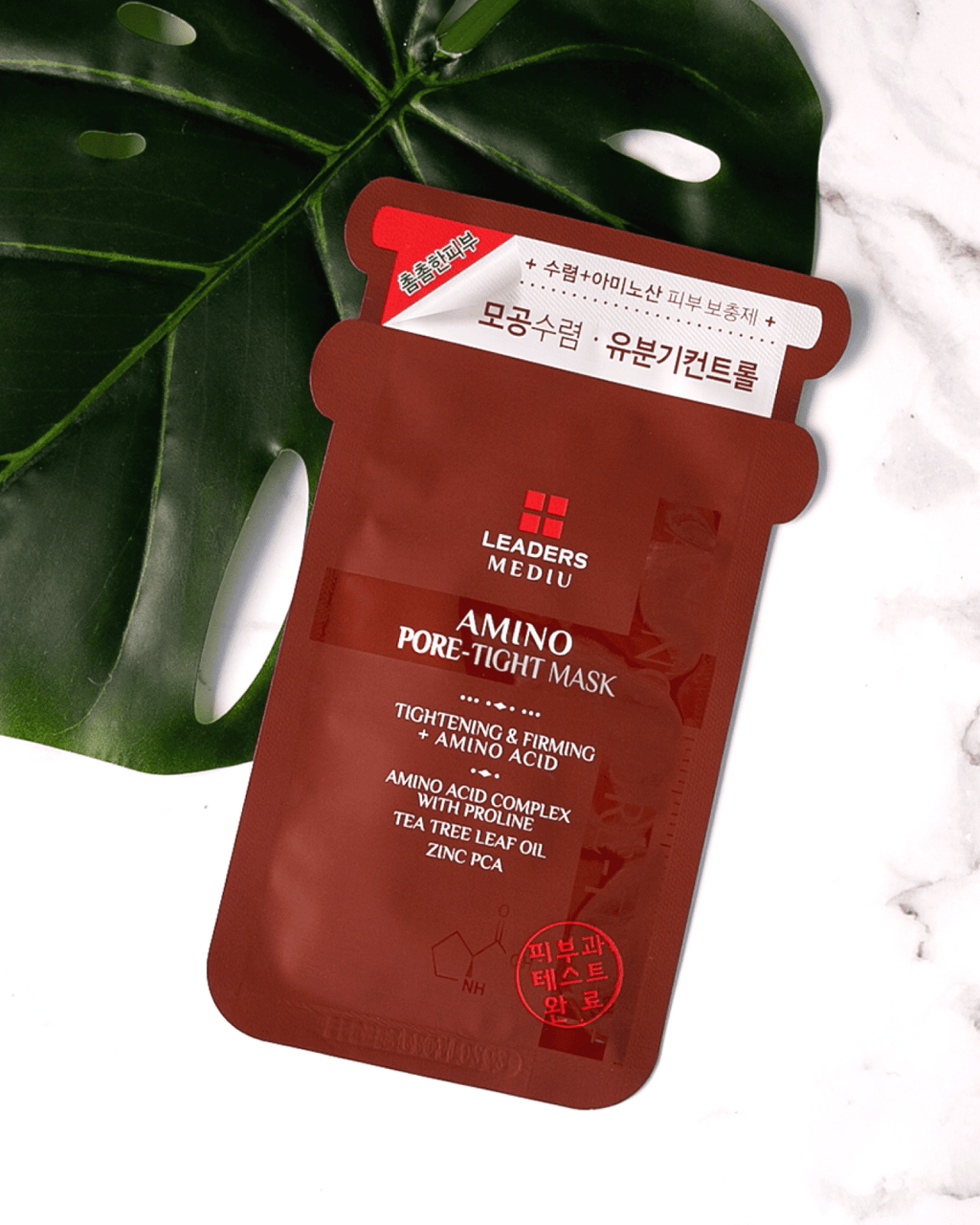 Leaders Cosmetics Mediu Amino Pore-Tight Mask (25Sheets)