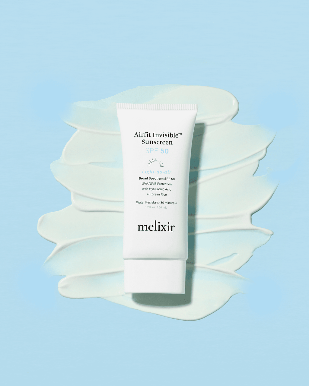 Melixir Vegan Airfit Sunscreen SPF 50+, 50ml - 2 Pack