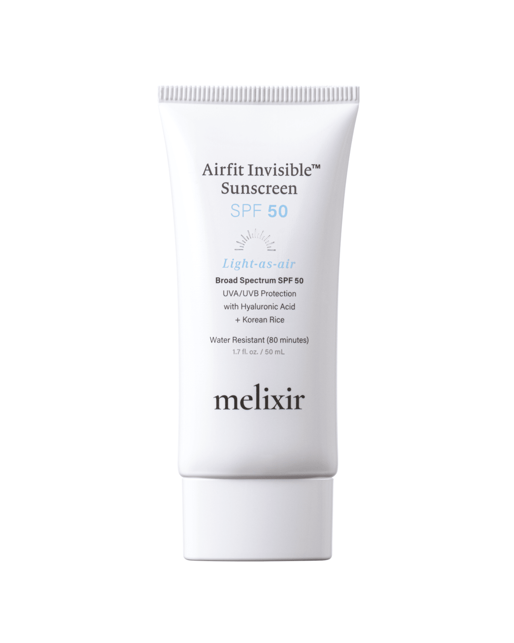 Melixir Vegan Airfit Sunscreen SPF 50+, 50ml - 2 Pack