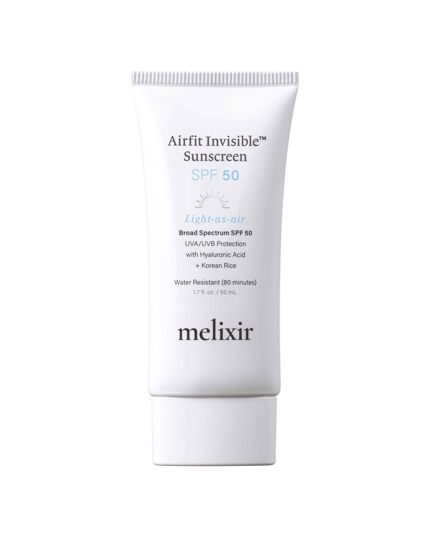 Melixir Vegan Airfit Sunscreen SPF 50+, 50ml - 2 Pack