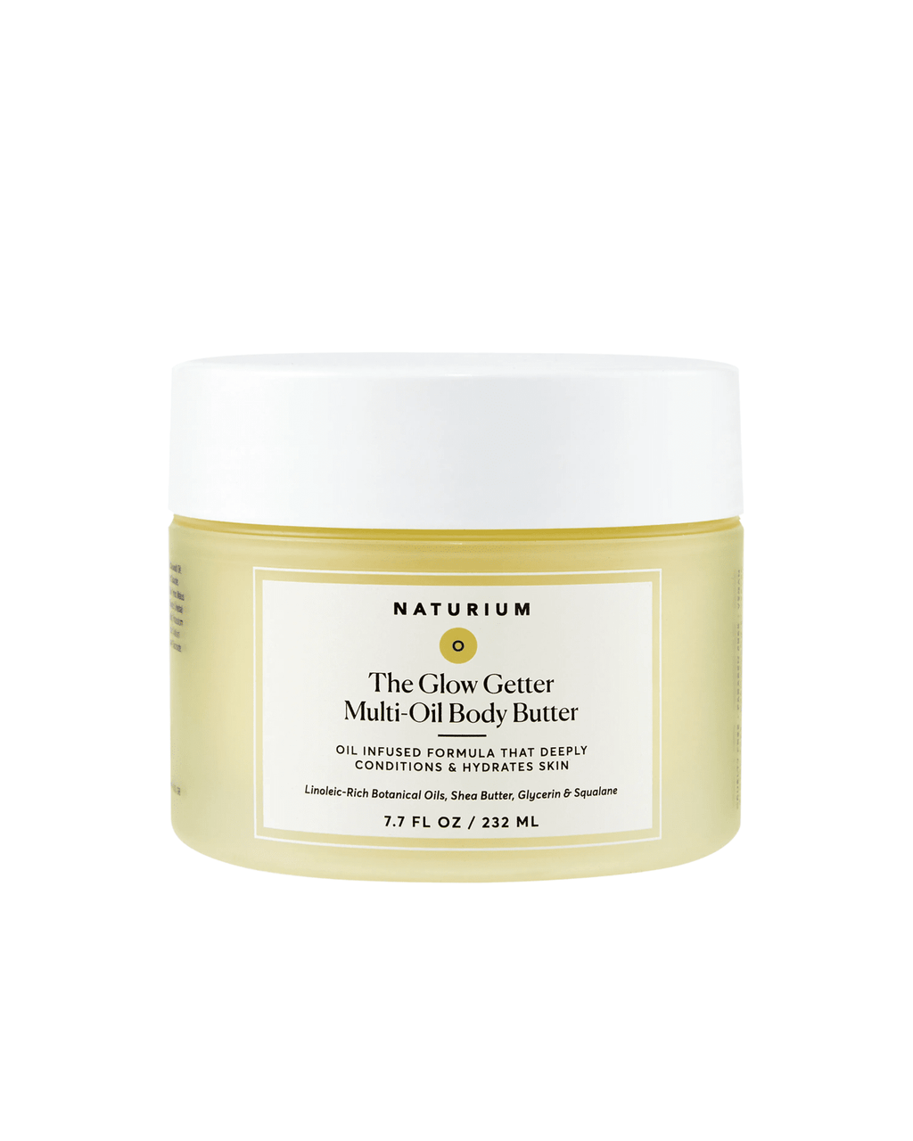 Naturium The Glow Getter Whipped Multi-Oil Body Butter, Firming Cream & Body Moisturizer with Shea Butter, 100oz (227.7ml)