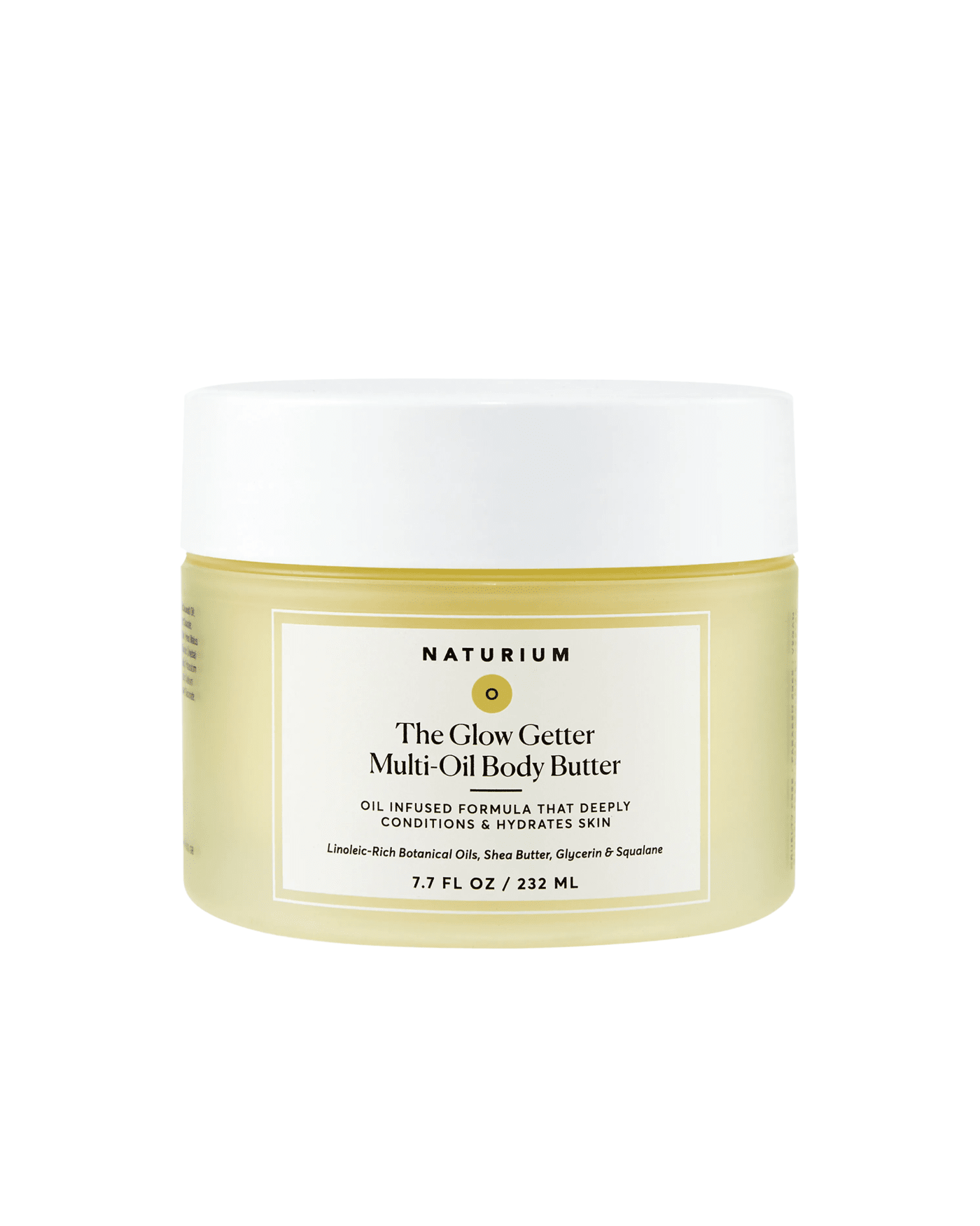 Naturium The Glow Getter Whipped Multi-Oil Body Butter, Firming Cream & Body Moisturizer with Shea Butter, 100oz (227.7ml)