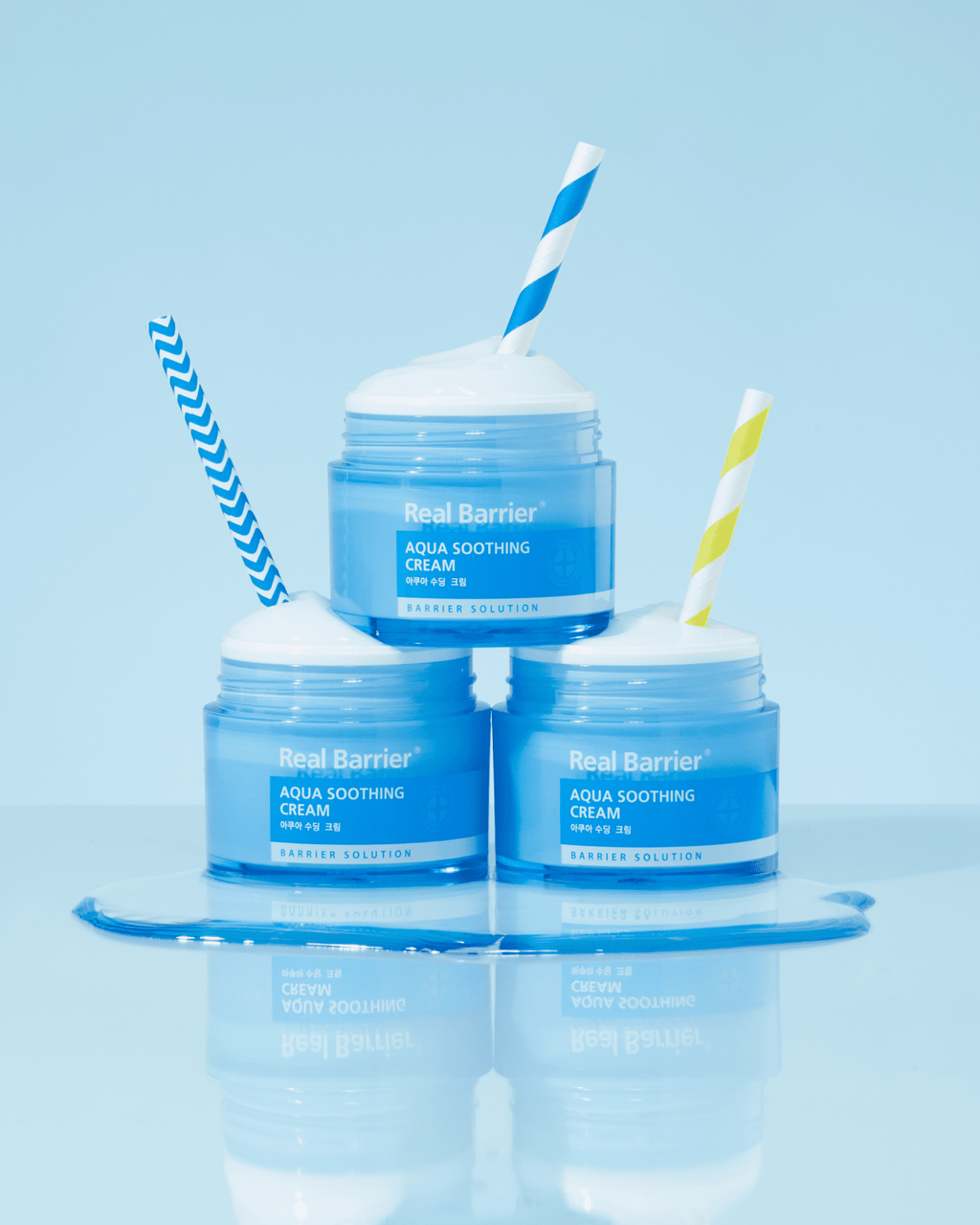 Real Barrier Aqua Soothing Cream 50ml x 3pcs