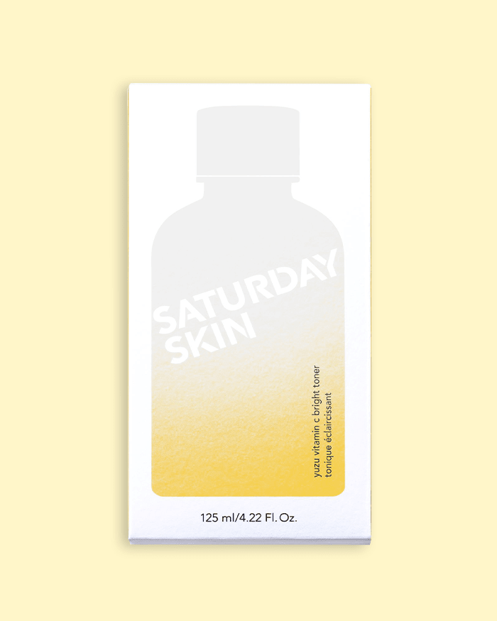 Saturday Skin Yuzu Vitamin C Bright Toner - Niacinamide Vitality Booster for Clear Skin 125ml