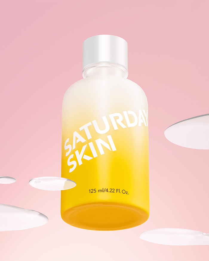 Saturday Skin Yuzu Vitamin C Bright Toner - Niacinamide Vitality Booster for Clear Skin 125ml