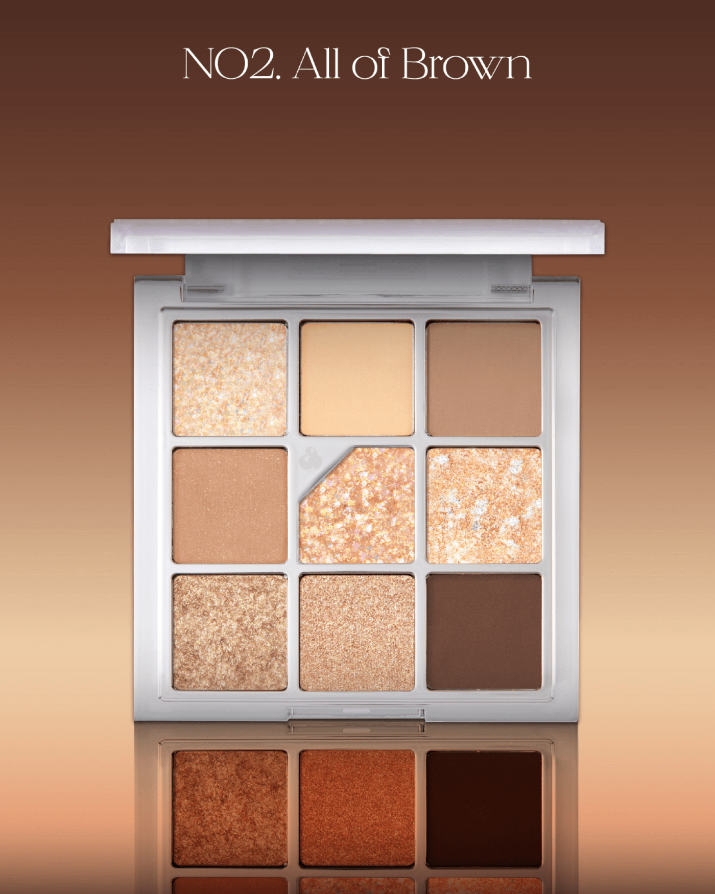 Glitterpedia Eye Palette - No2. All of Brown 6ml
