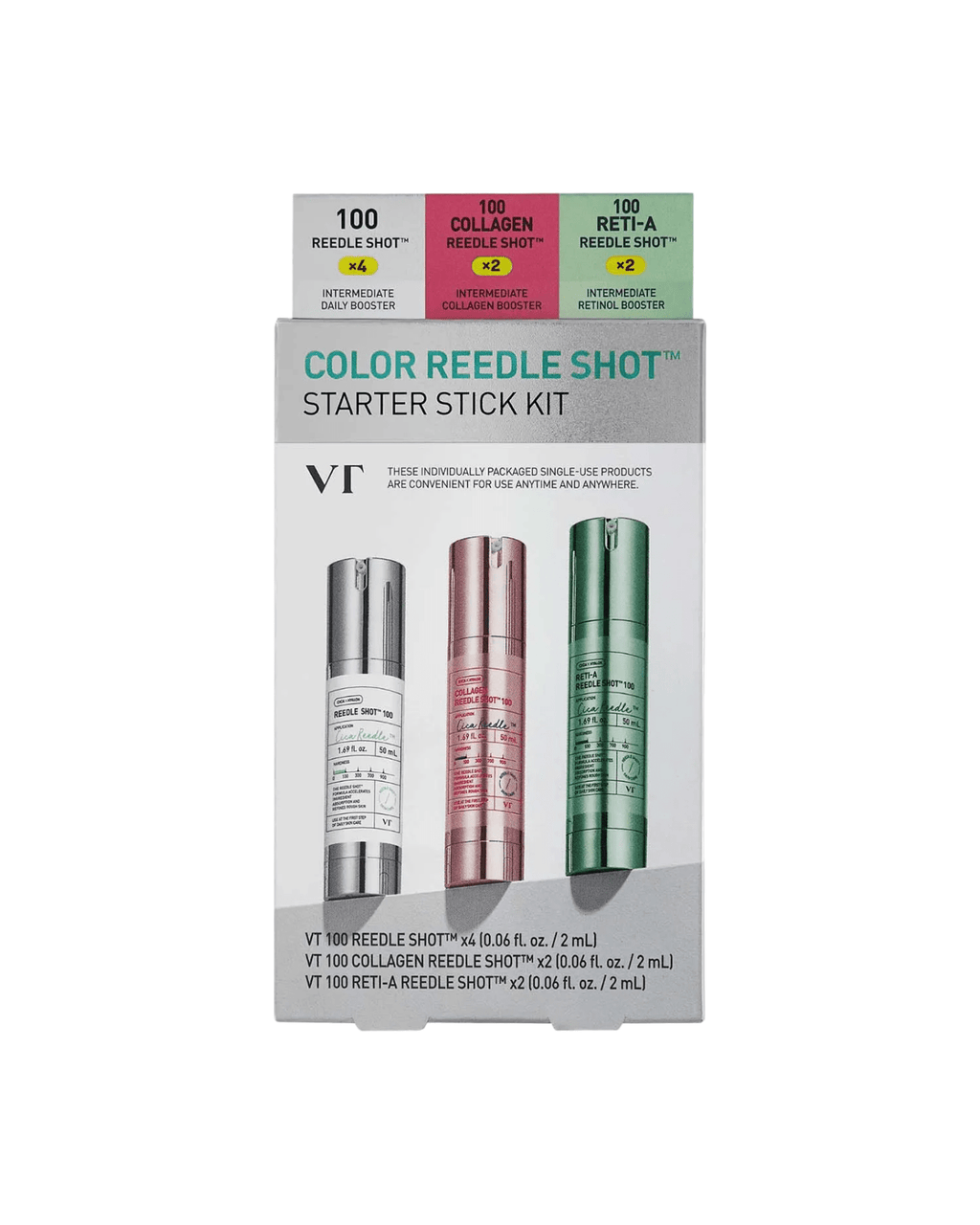 VT Color Reedle Shot Starter Stick Kit (8ct) 350ml
