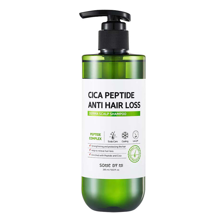 Some By Mi Cica Peptide Anti Hair Loss Derma Scalp Shampoo 285ml (1pc)