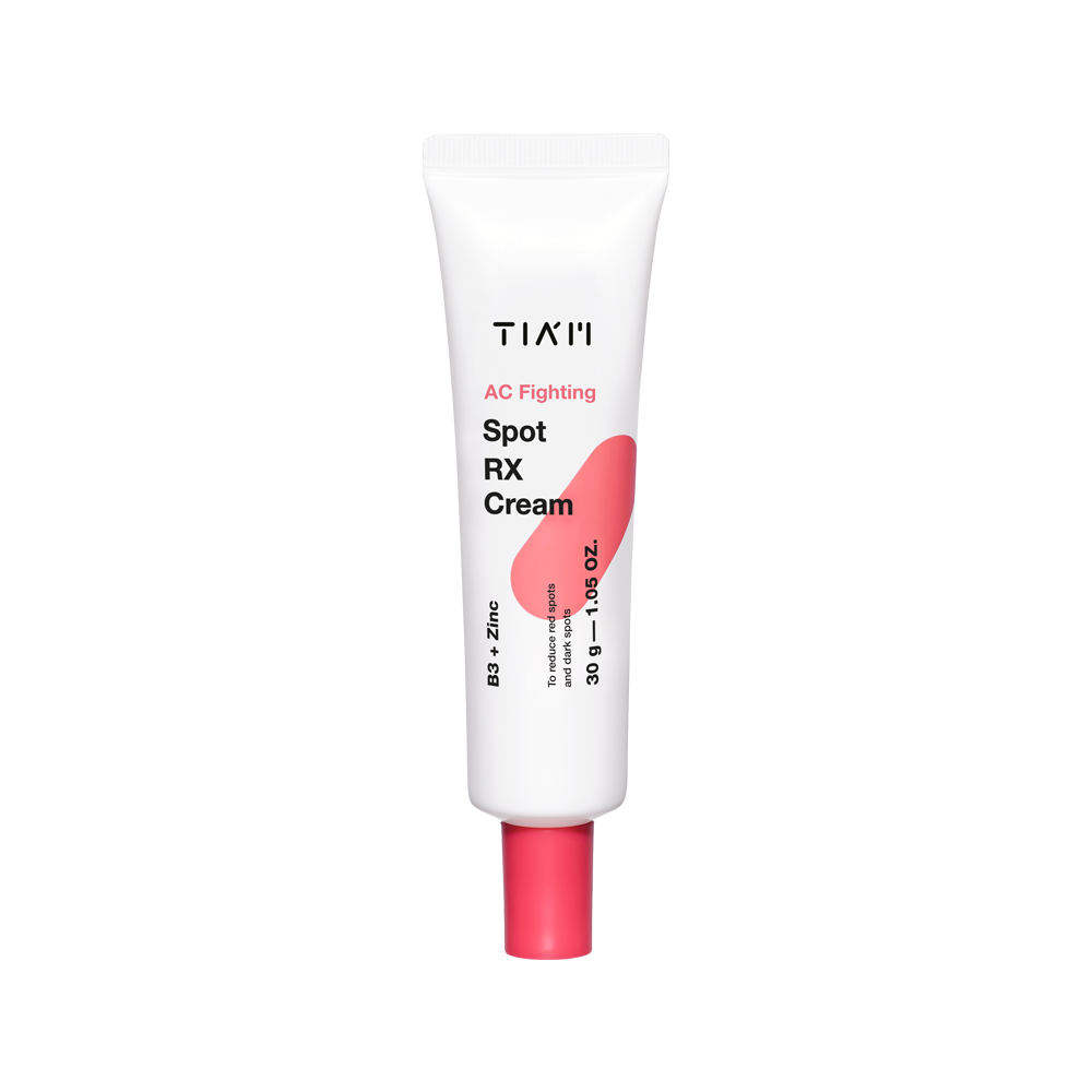 TIAM AC Fighting Spot RX Cream (29.33g / 1.05 oz) - Intensive Blemish & Redness Care with Spicules and 10% Niacinamide