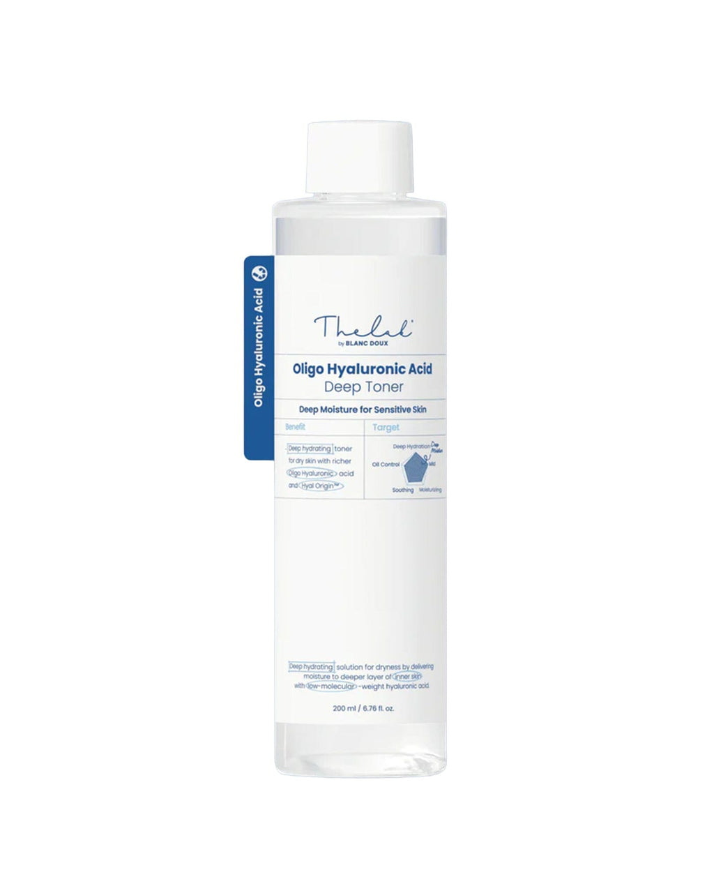 The Lab By Blanc Doux Oligo Hyaluronic Acid Deep Toner 200ml x 2ea