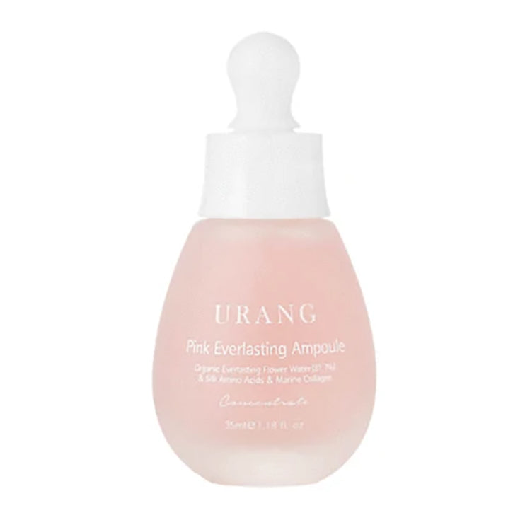 URANG Pink Everlasting Ampoule - Organic Vegan Moisturizer for Elasticity & Vitality 35ml (1.18oz)
