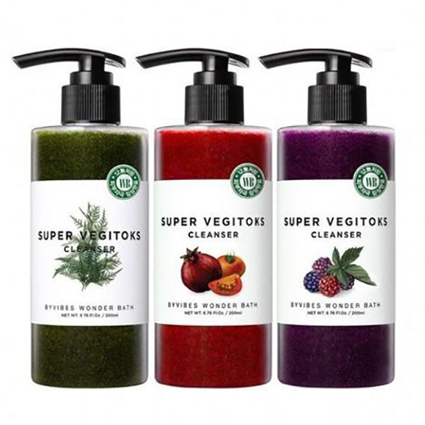 Wonder Bath Super Vegitoks Cleanser Green 300ml (1pc)