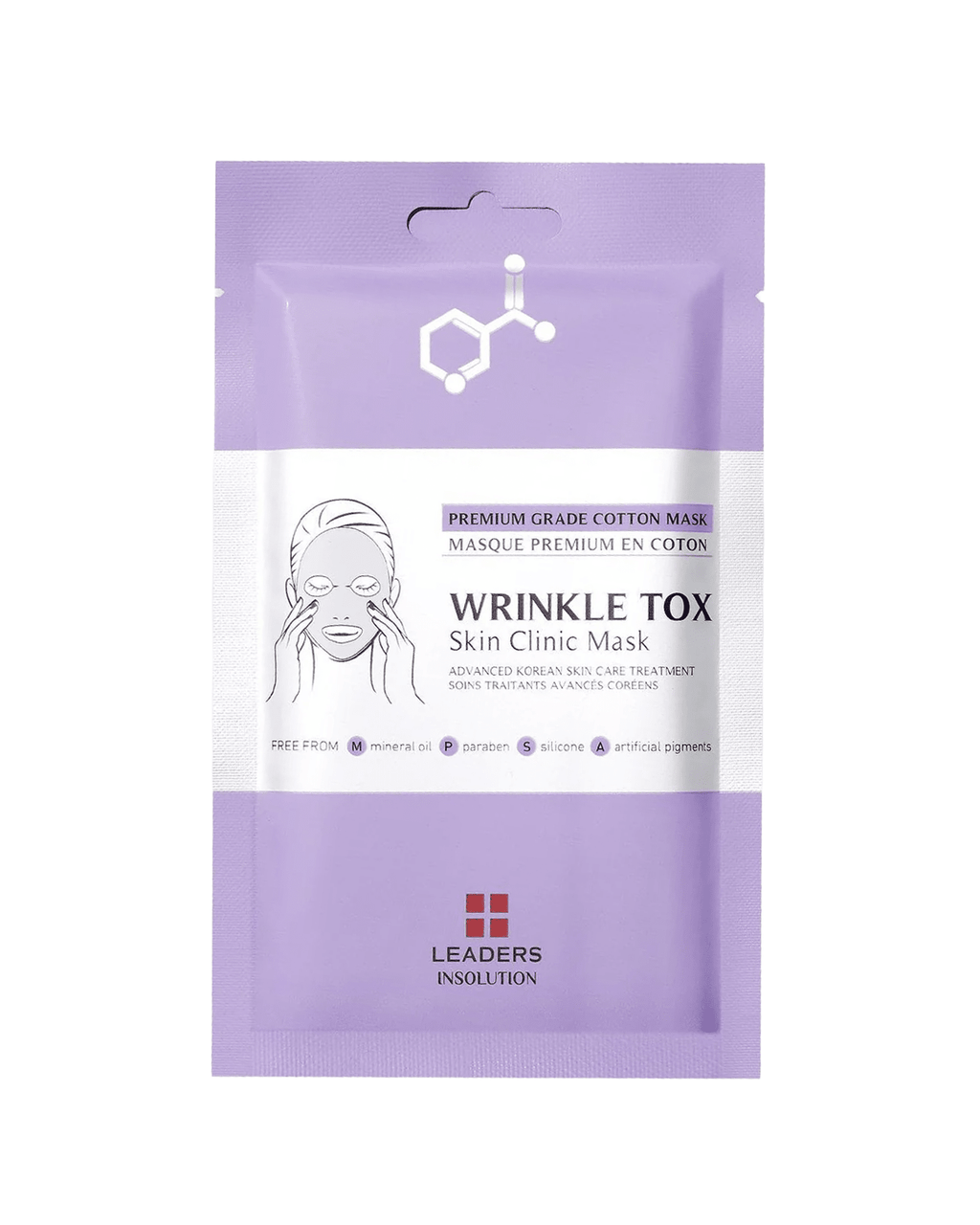 Leaders Cosmetics Insolution Wrinkle Tox Skin Clinic Mask - 30Sheets