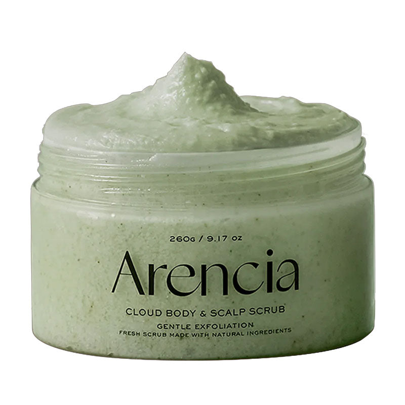 Arencia Fresh Cloud Body & Scalp Scrub Geranium & Primrose, 260g, 1pc