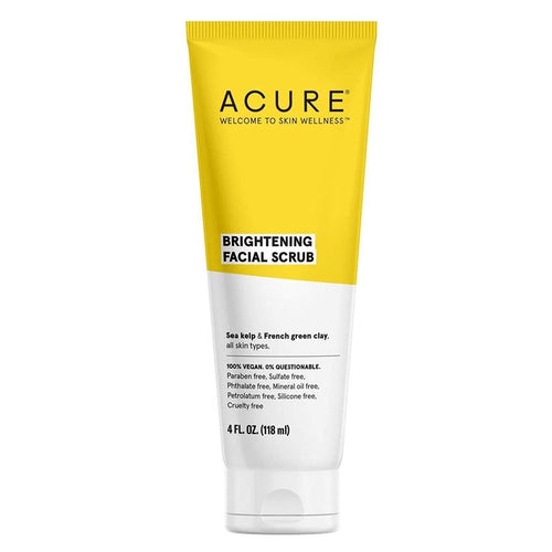 Acure Brightening Facial Scrub, 118ml (1 Count)