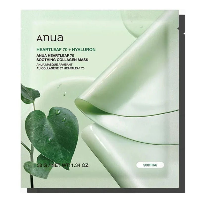 Anua Heartleaf 70 Soothing Collagen Mask 38Sheets