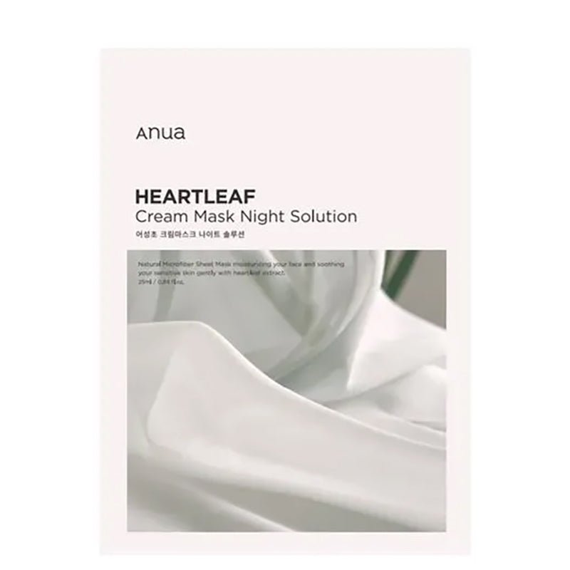 Anua Heartleaf Cream Mask Night Solution 25Sheets