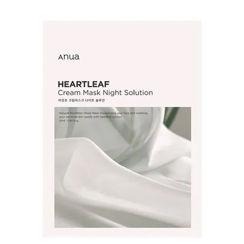 Anua Heartleaf Cream Mask Night Solution 25Sheets