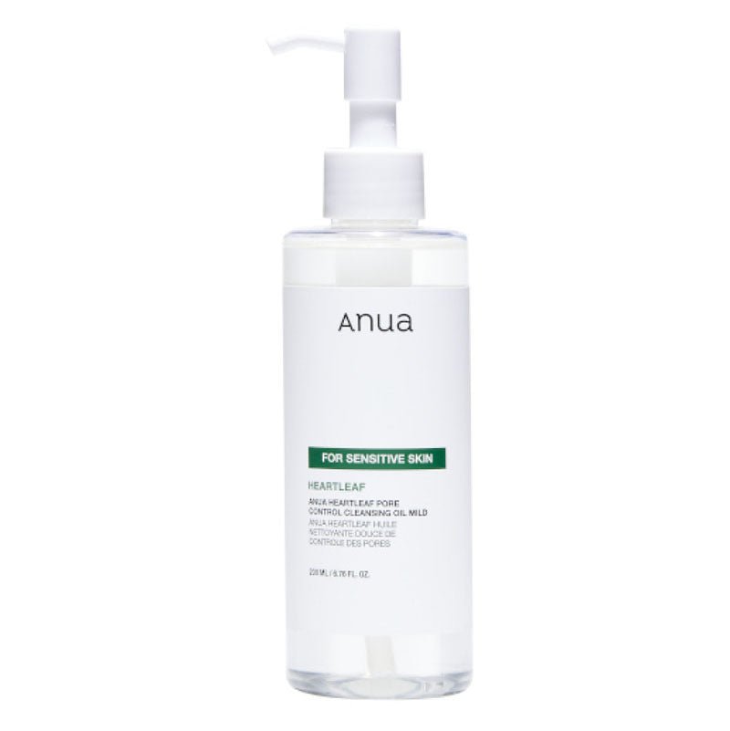 Anua Heartleaf Pore Control Cleansing Oil Mild 200ml (1pc) + Free Hestia Cotton Pads Gift