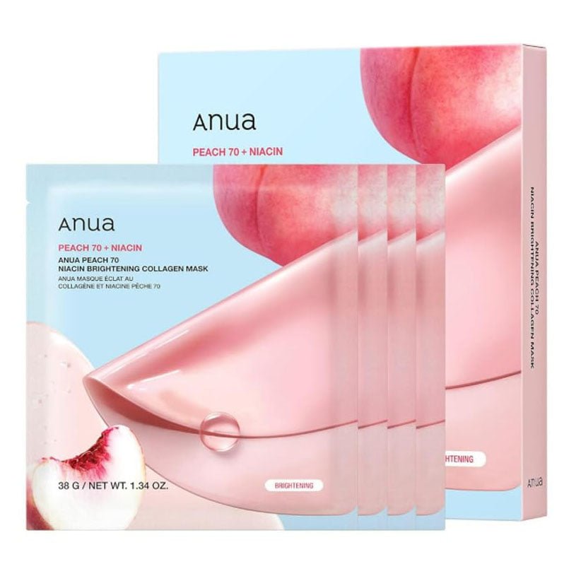 ANUA Peach 70 Niacin Brightening Collagen Mask 38g