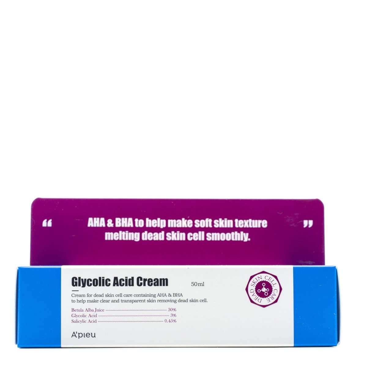 95% Organic Natural Vitamin A AHA Glycolic Acid Night Renewal Cream (50ml)