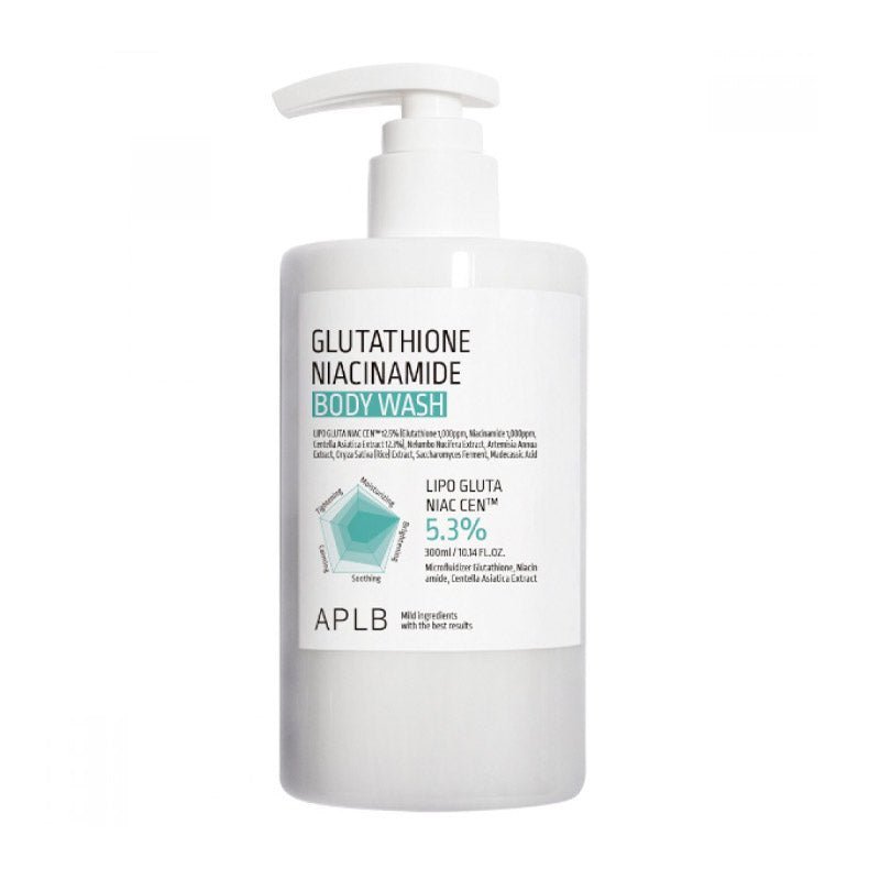 APLB Glutathione Niacinamide Body Wash, 300ml (10.14 fl oz)