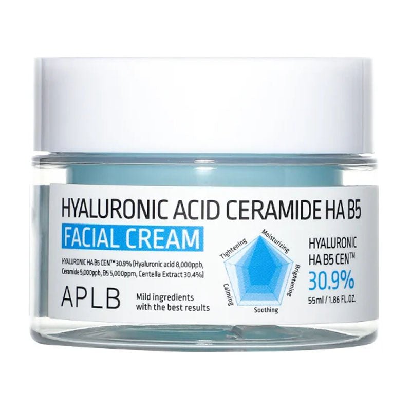APLB Hyaluronic Acid Ceramide HA B5 Facial Cream 55ml, 1pc