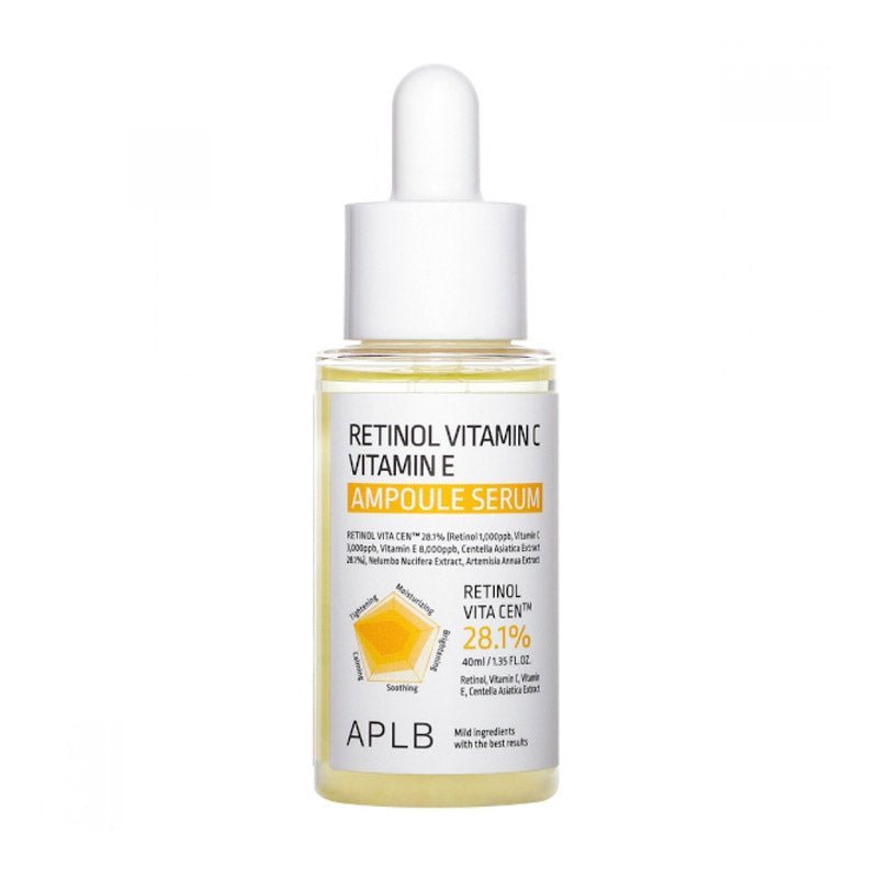APLB Retinol Vitamin C Vitamin E Ampoule Serum 40ml (2pcs)