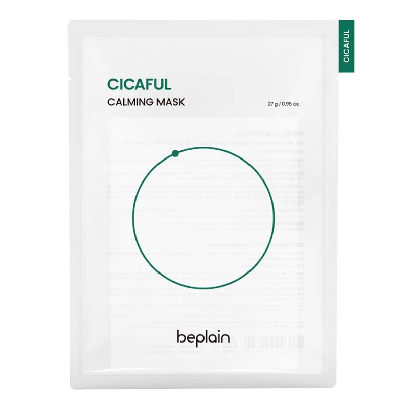 Beplain Cicaful Calming Mask (27g), 10 Sheets x 2 Packs