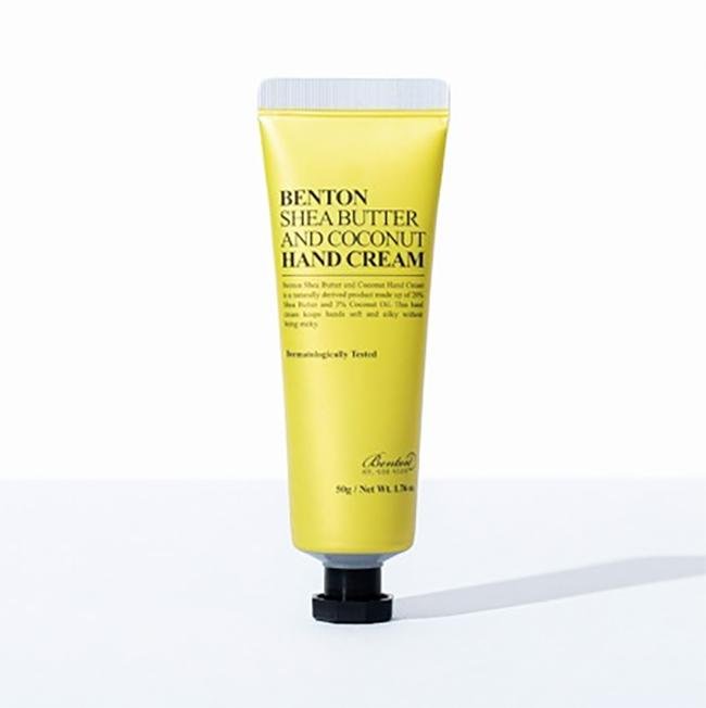 Benton Shea Butter & Coconut Hand Cream, Coconut Scent, 50g (1pc)